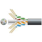 808.040UK - Cat6 U/UTP Outdoor Network Cable, Black (100m Box)