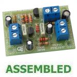 PRE-ASSEMBLED Mono Preamplifier Module (Audio Input)