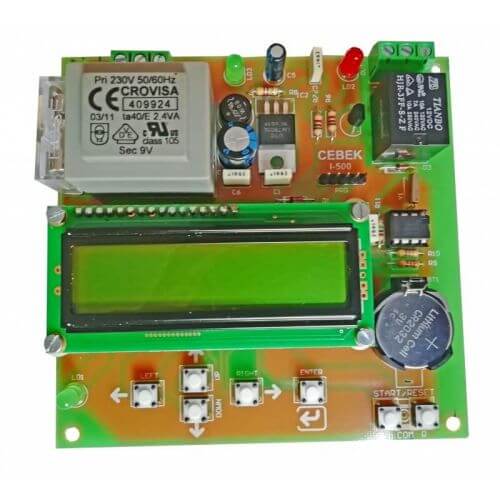 230Vac Weekly Programmable Timer LCD Relay Module