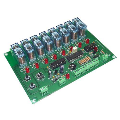 Cebek TL-425 (CTL425) - 8-Channel Slave Relay Expansion Module for TL-422/TL-423, 12Vdc (Group 3)